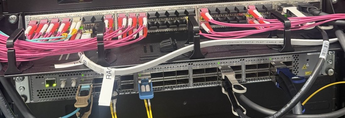 Fiber patching in the rack